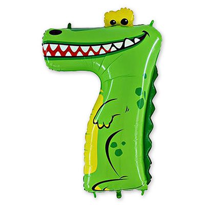 Шар цифра 7 36" Крокодил 1207-1689