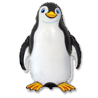 Шар фигура Счастливый пингвин черный 1207-1841