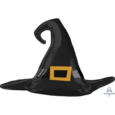 Шар фигура Шляпа ведьмы черная 1207-3324
