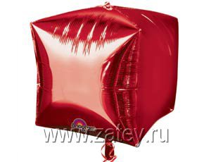 А 3D КУБ 15" Б/РИС Металлик Red 1209-0036