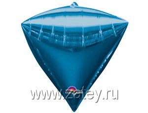 А 3D АЛМАЗ Б/РИС 17" Металлик Blue 1208-0297